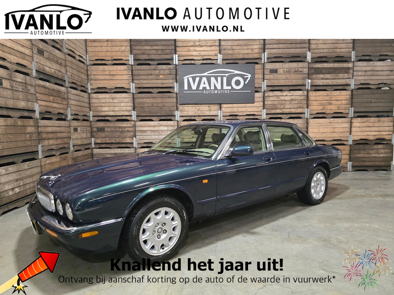 Jaguar Sovereign - 4.0 V8 Leder Clima Automaat Stoelverwarming **uniek** - AutoWereld.nl