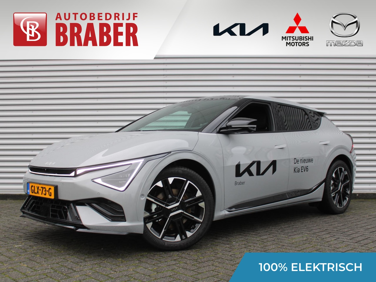 Kia EV6 - GT-Line RWD 84 kWh | 20" LM | Airco | Camera | Navi | Leer | - AutoWereld.nl