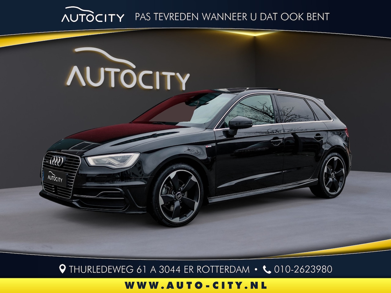 Audi A3 Sportback - 1.4 e-tron PHEV 3x S Line l Pano l Leder l Bang & Olufsen - AutoWereld.nl