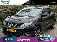 Nissan Qashqai - 1.2 Tekna Navi , camera , panoramadak , trekhaak , cruise , stoelverwarming , vol leder