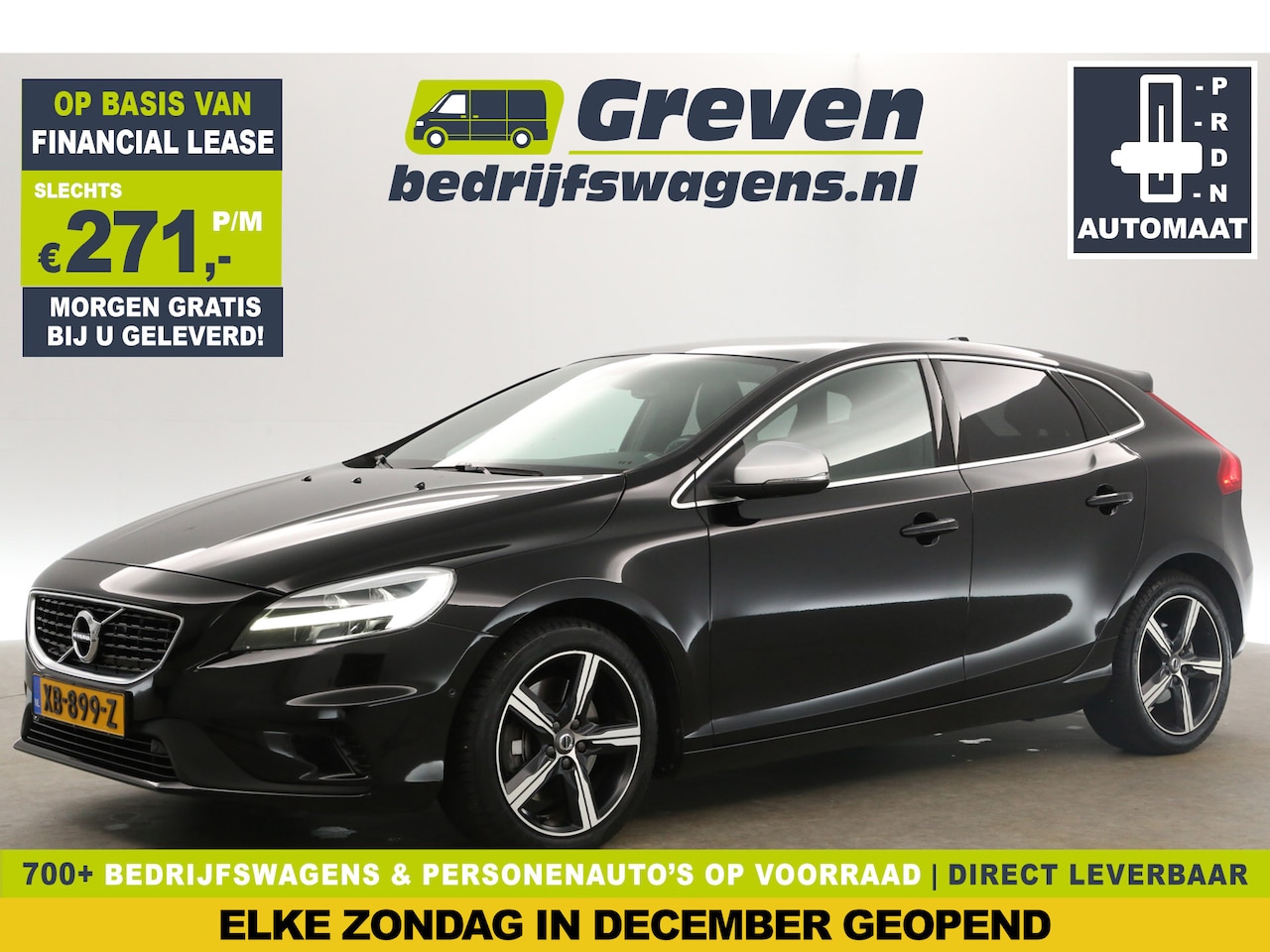 Volvo V40 - 1.5 T3 Polar+ R-Design 153PK Automaat Clima Camera Cruise Harman/Kardon LED Pano-View Navi - AutoWereld.nl