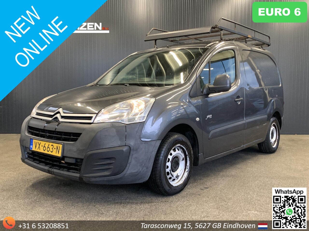 Citroën Berlingo - 1.6 BlueHDI 100 Club S&S | € 3.950,- NETTO! | Euro 6 | Airco | Cruise | Imperiaal | - AutoWereld.nl