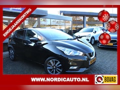 Nissan Micra - 0.9 IG-T N-CONNECTA / AIRCO - NAVIGATIE - A RIJ CAMERA PARKEERSENSOREN ACHTER - LM VELGEN