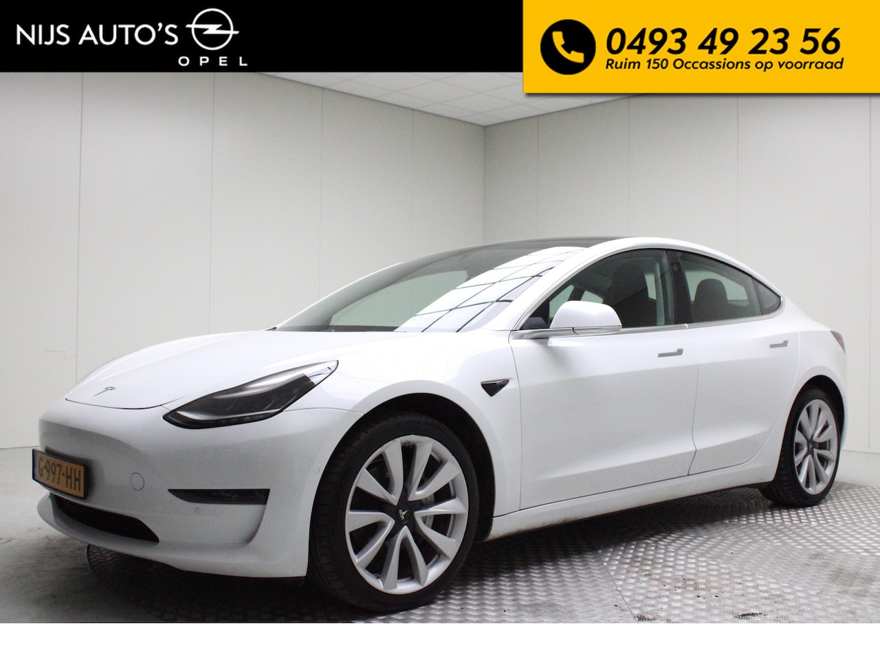 Tesla Model 3 - Tesla Model 3 Long Range AWD 75 kWh | Dual motor | 1e eigenaar | nl auto | Autopilot | Cli - AutoWereld.nl