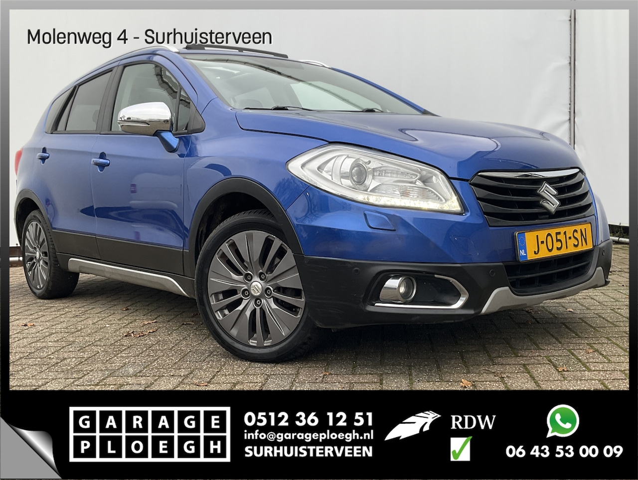 Suzuki SX4 S-Cross - 1.6 High Executive Pano.dak Trekhaak Nav/Cam Voll.Onderhouden! - AutoWereld.nl