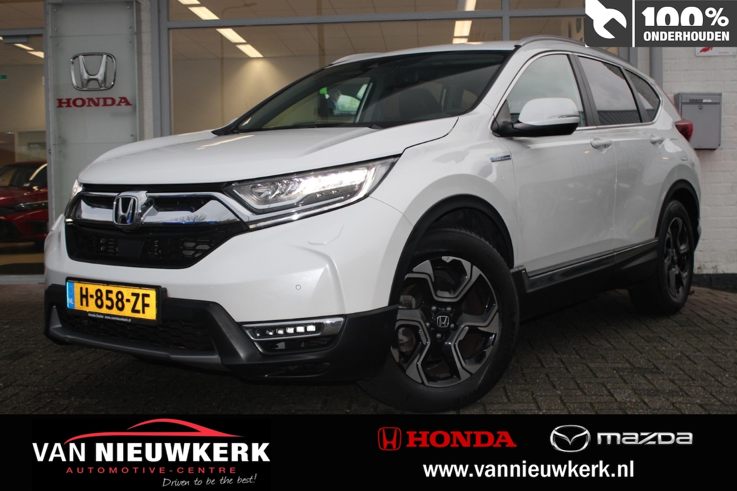 Honda CR-V - 2.0 HYBRID 184pk Automaat Lifestyle | Navi | Trekhaak | Leder | Blind Spot - AutoWereld.nl