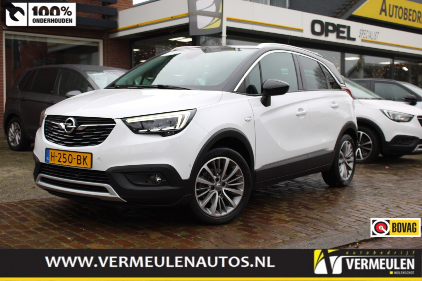 Opel Crossland X - 1.2 Turbo 130PK Ultimate +17"/ Navi/ Clima/ Camera/ Panorama/ Head-Up/ Winterpakket/ Full- - AutoWereld.nl