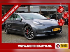 Tesla Model 3 - PERFORMANCE AWD 75KWH INCL BTW DUAL MOTOR LEDER CAMERA