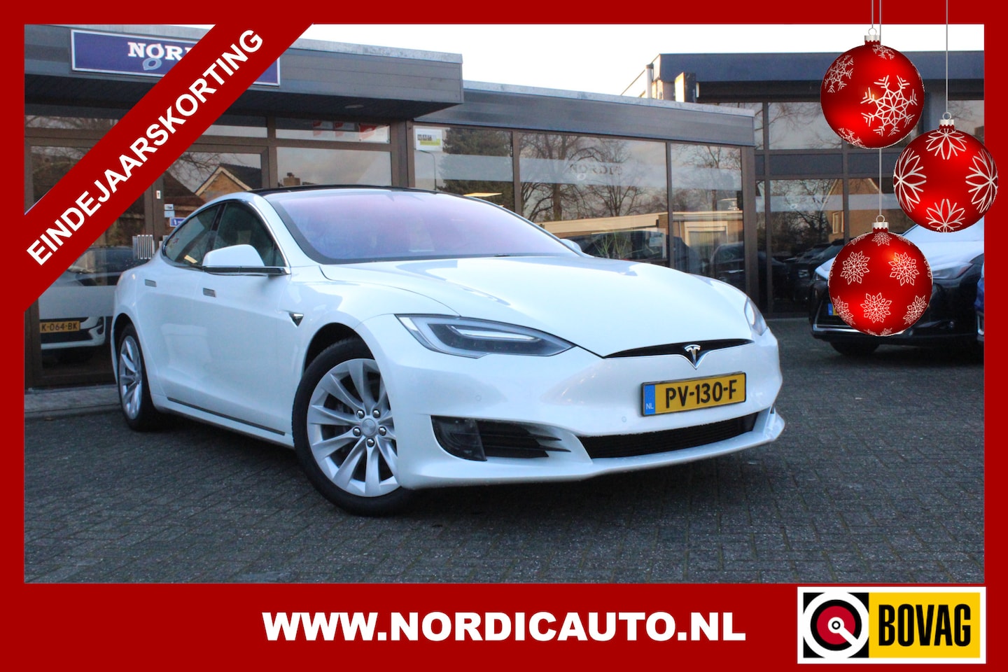 Tesla Model S - 75 / INCL BTW / NAVIGATIE / PANORAMADAK /ADD. CRUISE / AUTOPILOT 2.0 - AutoWereld.nl