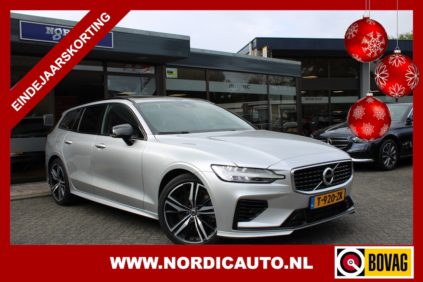 Volvo V60 - 2.0 T8 PLUG IN HYBRID R-DESIGN / PANODAK- FULL OPTIONS CAMERA- LEDER- NAVIGATIE  INCL BTW - AutoWereld.nl