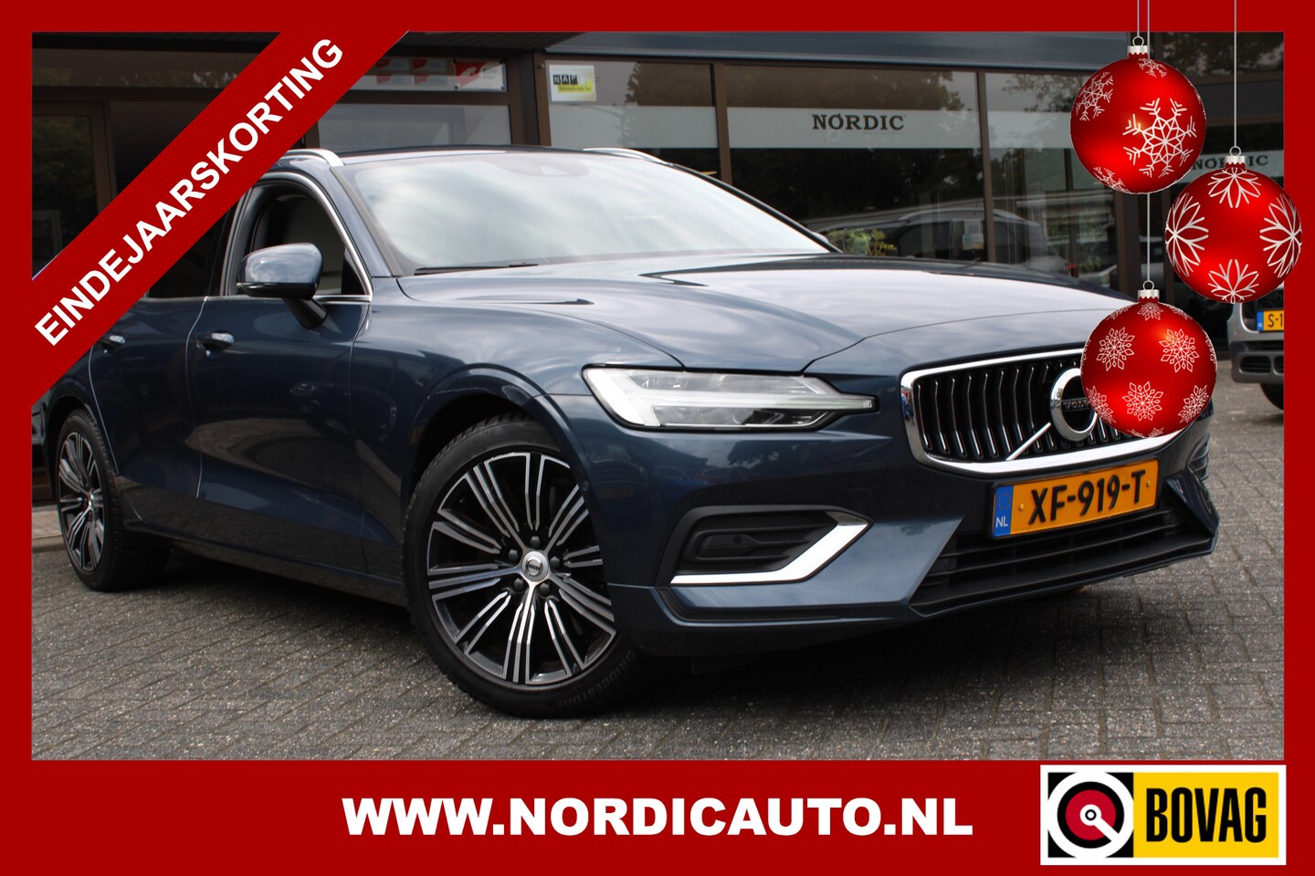 Volvo V60 - 2.0 T5 INSCRIPTION GEARTRONIC PANORAMADAK- NL AUTO XENON LED- NAVIGATIE- LEDER-LM 18 INCH - AutoWereld.nl