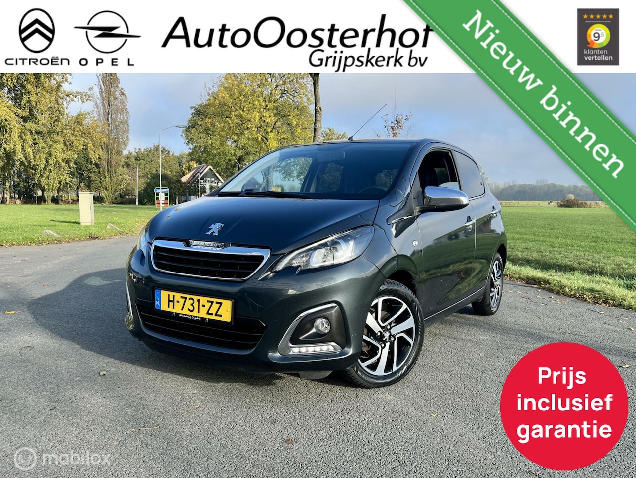 Peugeot 108 - 5drs Allure + Clima+ A.Camera LUXE - AutoWereld.nl