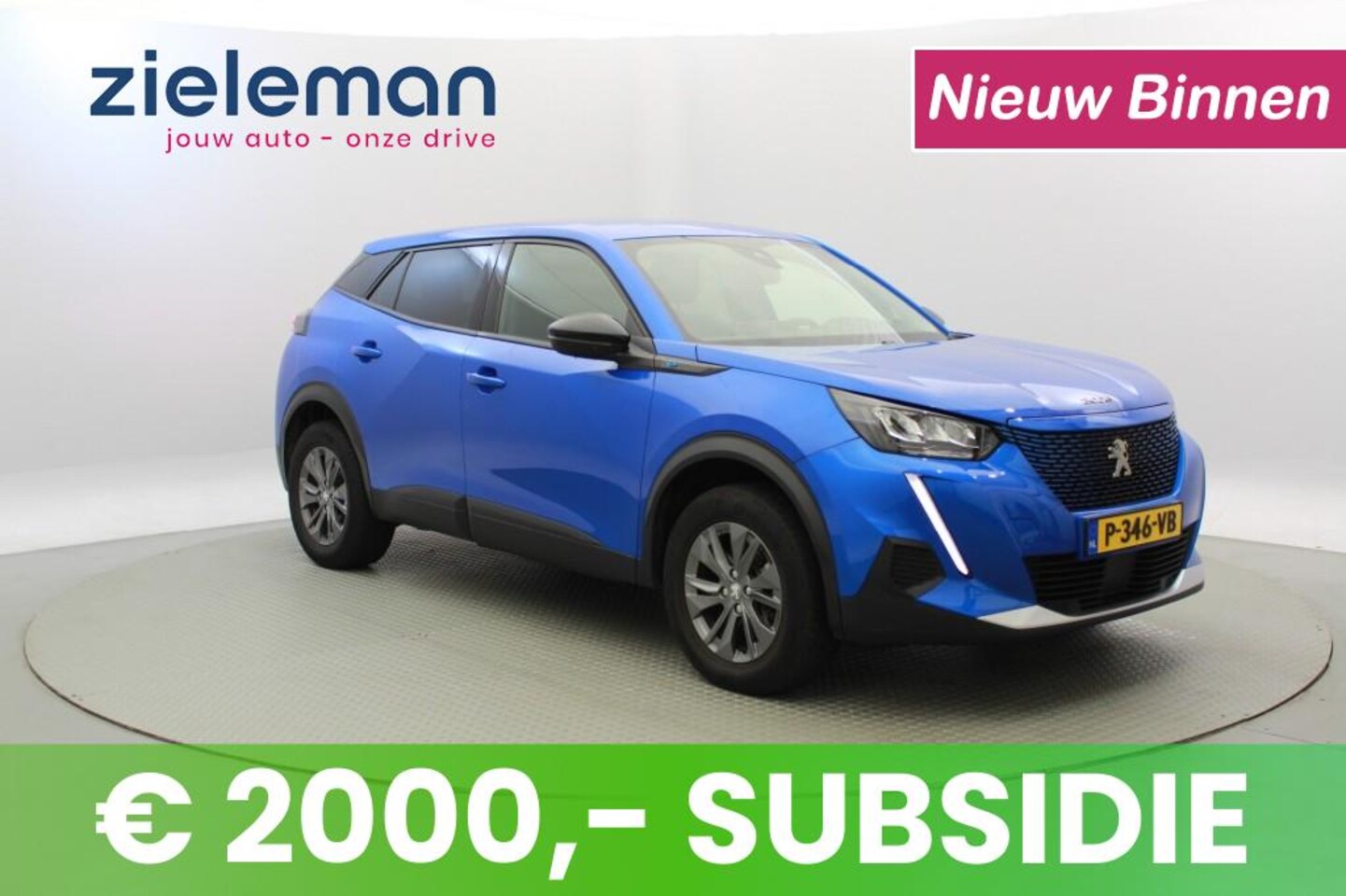 Peugeot 2008 - e-2008 Active Pack 50 kWh - Carplay, Clima (21.845na SUBSIDIE) - AutoWereld.nl