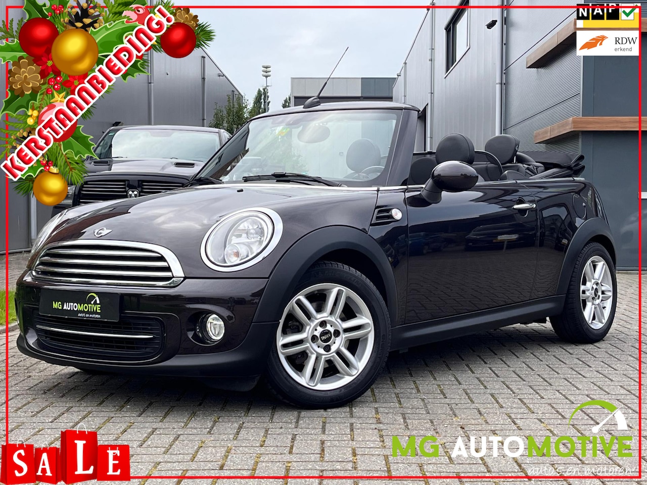 MINI Cabrio - Mini 1.6 Cooper Chili | Leder | Navi | NL auto | Dealerauto! - AutoWereld.nl