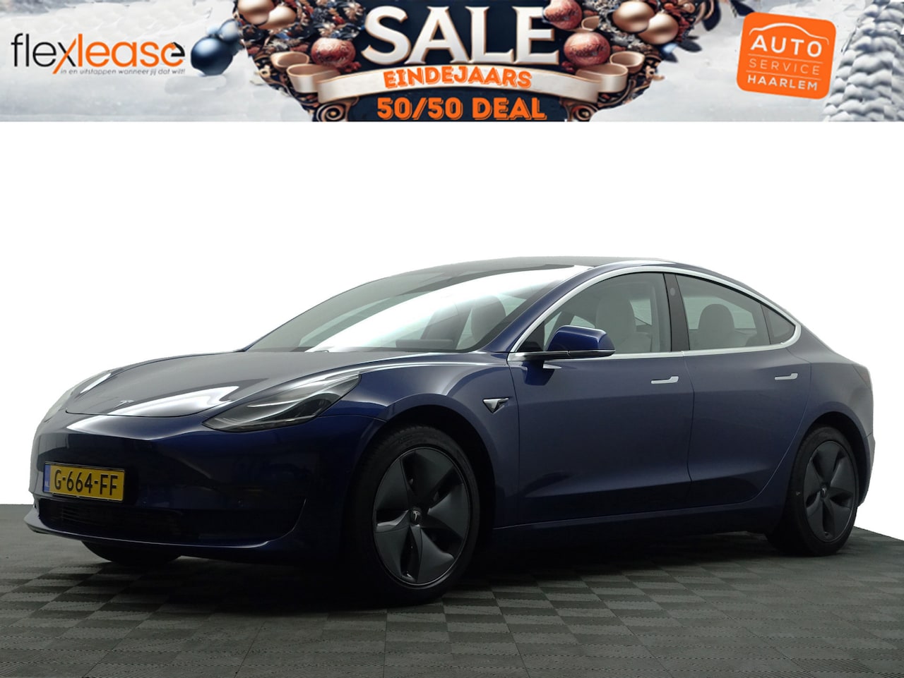 Tesla Model 3 - Long Range RWD Long Range 75 kWh Aut- Full self-driving, Panodak, Premium Colour, Design Interieur - AutoWereld.nl