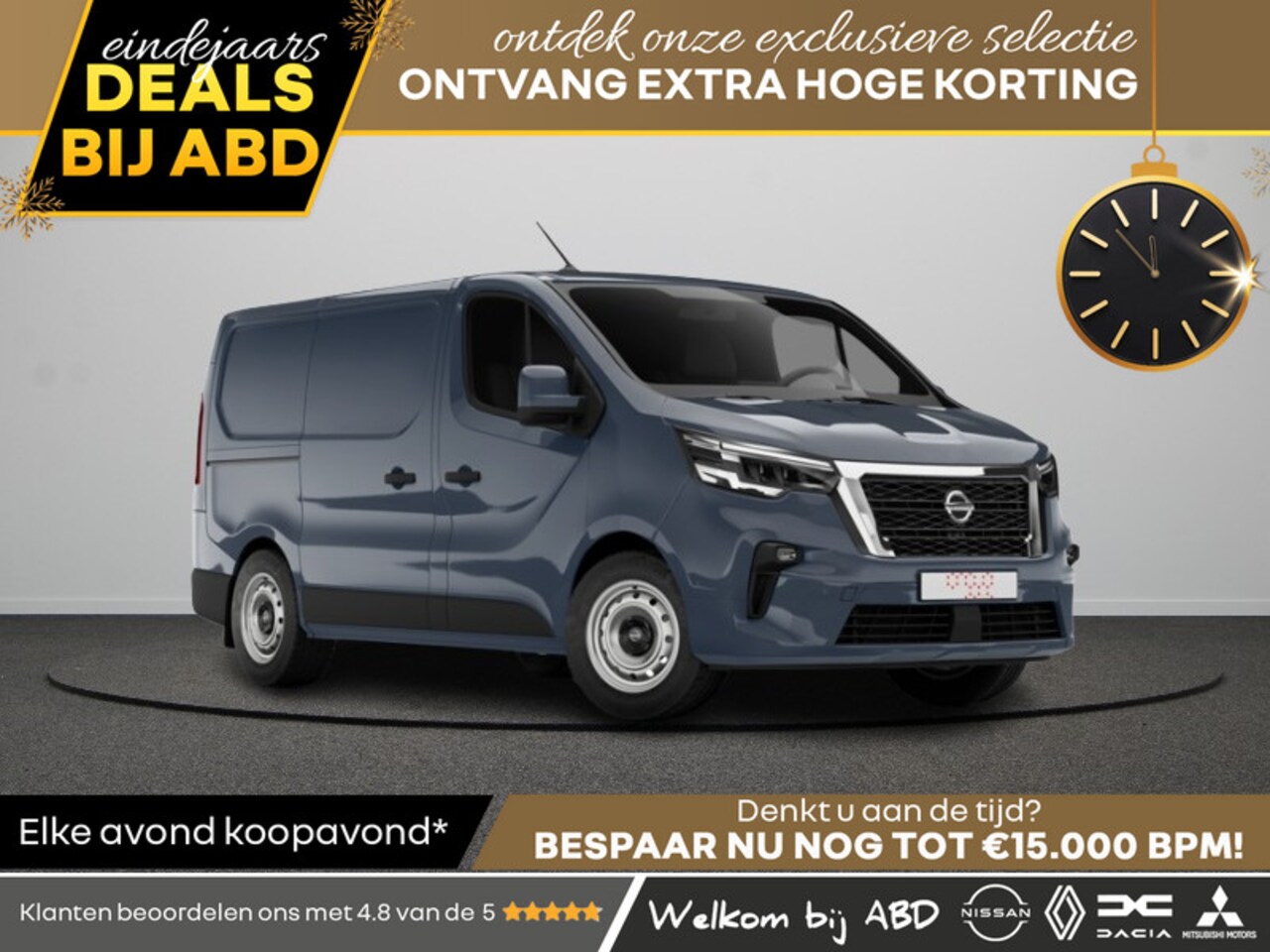 Nissan Primastar - Gesloten Bestel L2H1 3,1t dCi 170 6DCT N-Connecta + Trekhaak + I-Key + Schuifdeur Links | - AutoWereld.nl