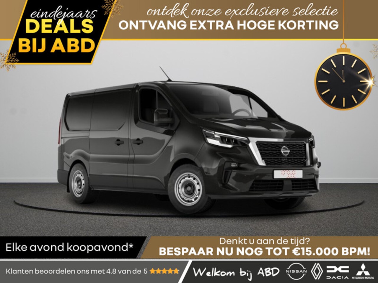 Nissan Primastar - Gesloten Bestel L2H1 3,1t dCi 130 6MT N-Connecta + Schuifdeur links | 180 graden openende - AutoWereld.nl