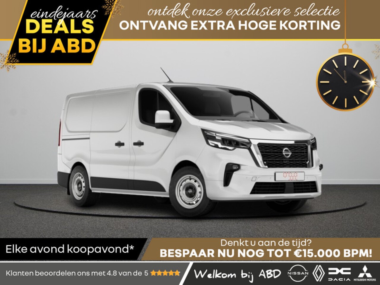 Nissan Primastar - Gesloten Bestel L2H1 3,1t dCi 130 6MT N-Connecta + Trekhaak | 180 graden openende achterde - AutoWereld.nl