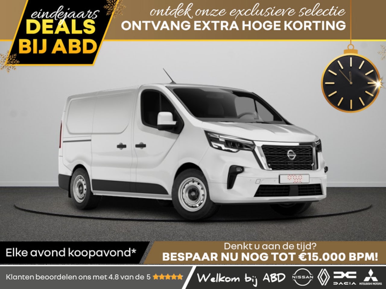 Nissan Primastar - Gesloten Bestel L2H1 3,1t dCi 170 6DCT N-Connecta + Trekhaak + I-Key + Schuifdeur Links + - AutoWereld.nl