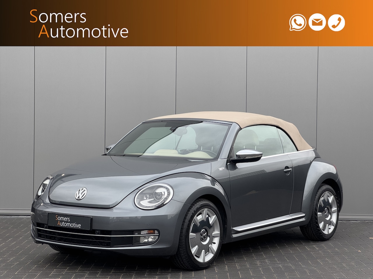 Volkswagen Beetle Cabriolet - 1.4 TSI 160pk DSG 70's Edition | 18" | Xenon LED | Leder | Stoelverwarming | Fender Audio - AutoWereld.nl