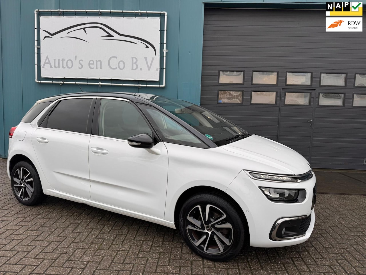 Citroën C4 Picasso - 1.2 PureTech Automaat 1e Eig Clima Navigatie Cruise Pano 17" Parkeerhulp Trekhaak NL Auto - AutoWereld.nl