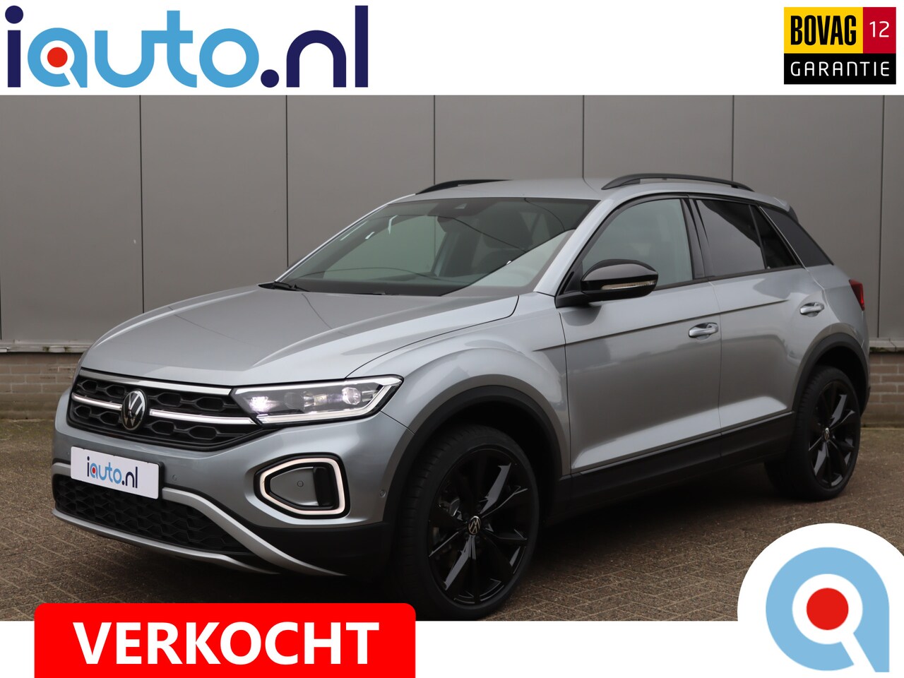 Volkswagen T-Roc - 1.5 TSI DSG Black Style IQ.Light/Leder/Navi/Keyless/Camera/19" Misano/Dab+ - AutoWereld.nl