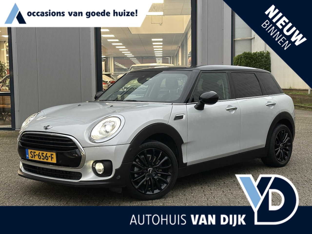 MINI Clubman - Mini 1.5 Cooper Pepper Business | NL-Auto/17-inch/Navi/Keyless/Privacy Glass/PDC - AutoWereld.nl