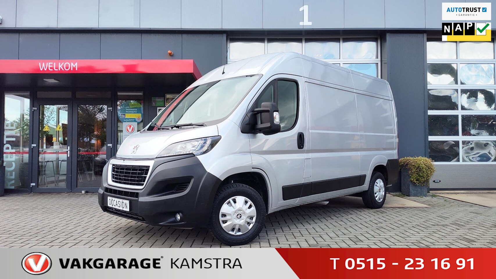 Peugeot Boxer - 2.0 BlueHDI L2H2 NAP Clima/Cruise/Navi/PDC+Cam - AutoWereld.nl