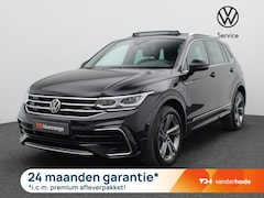 Volkswagen Tiguan - 1.4 TSI eHybrid R-Line Business 245PK DSG trekhaak, panoramadak, lederen bekleding, stuur