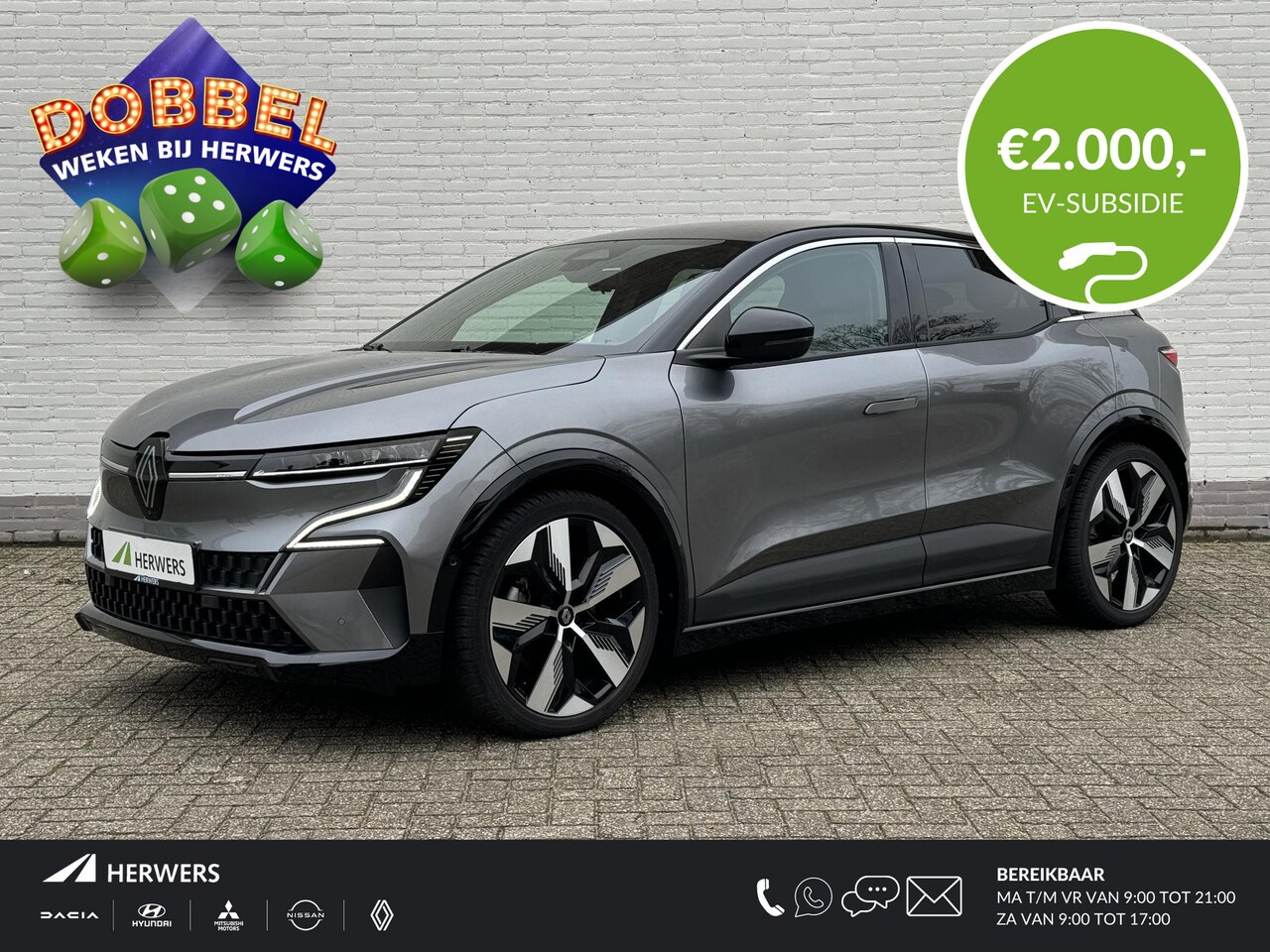 Renault Mégane E-Tech - EV60 Optimum Charge Techno / €2.000,- Subsidie mogelijk* / 360 Camera / Adaptief Cruise St - AutoWereld.nl