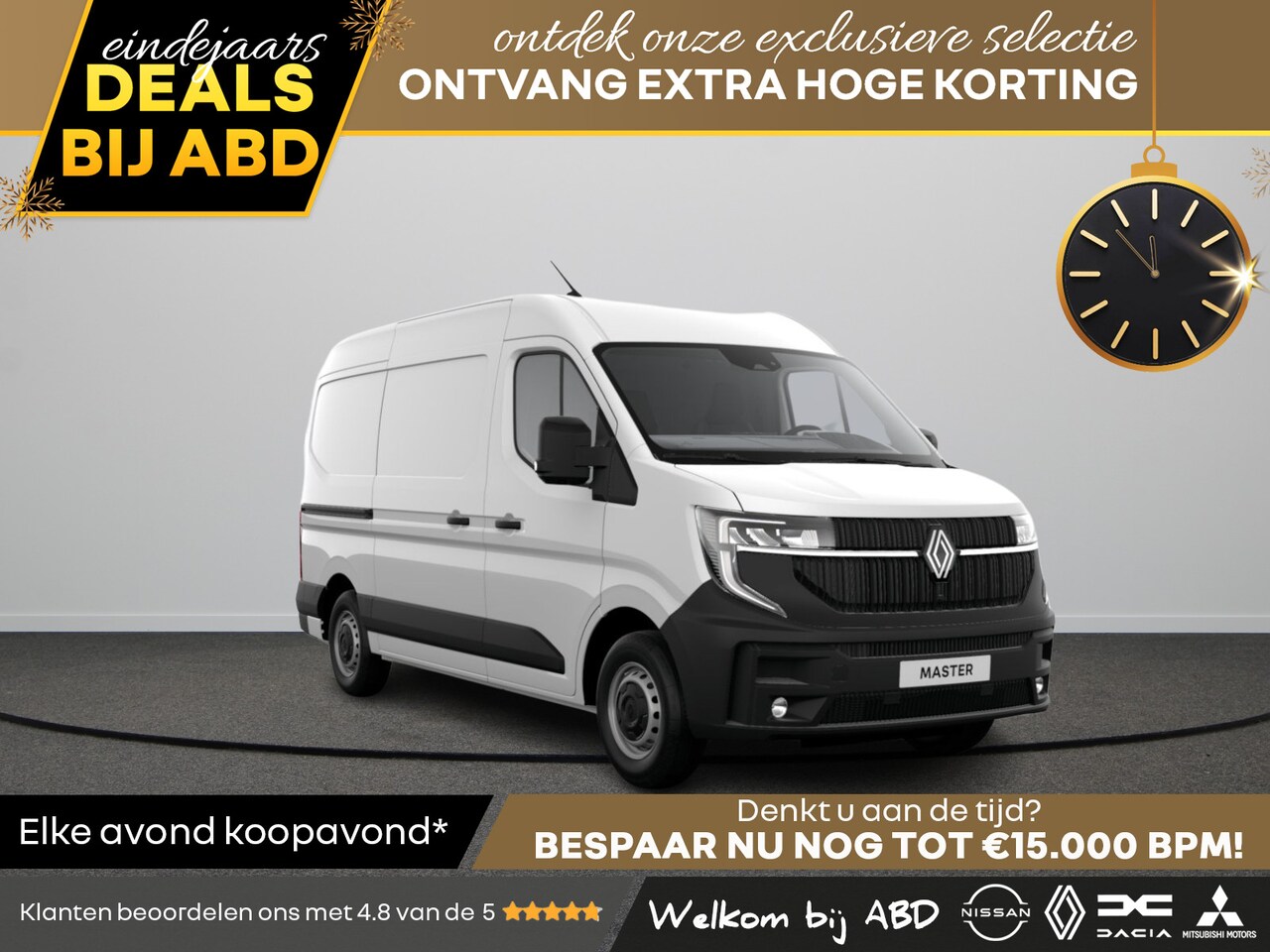 Renault Master - Gesloten Bestel L2H2 T35 dCi 130 6MT Advance | C-Shape LED dagrijverlichting | Elektronisc - AutoWereld.nl