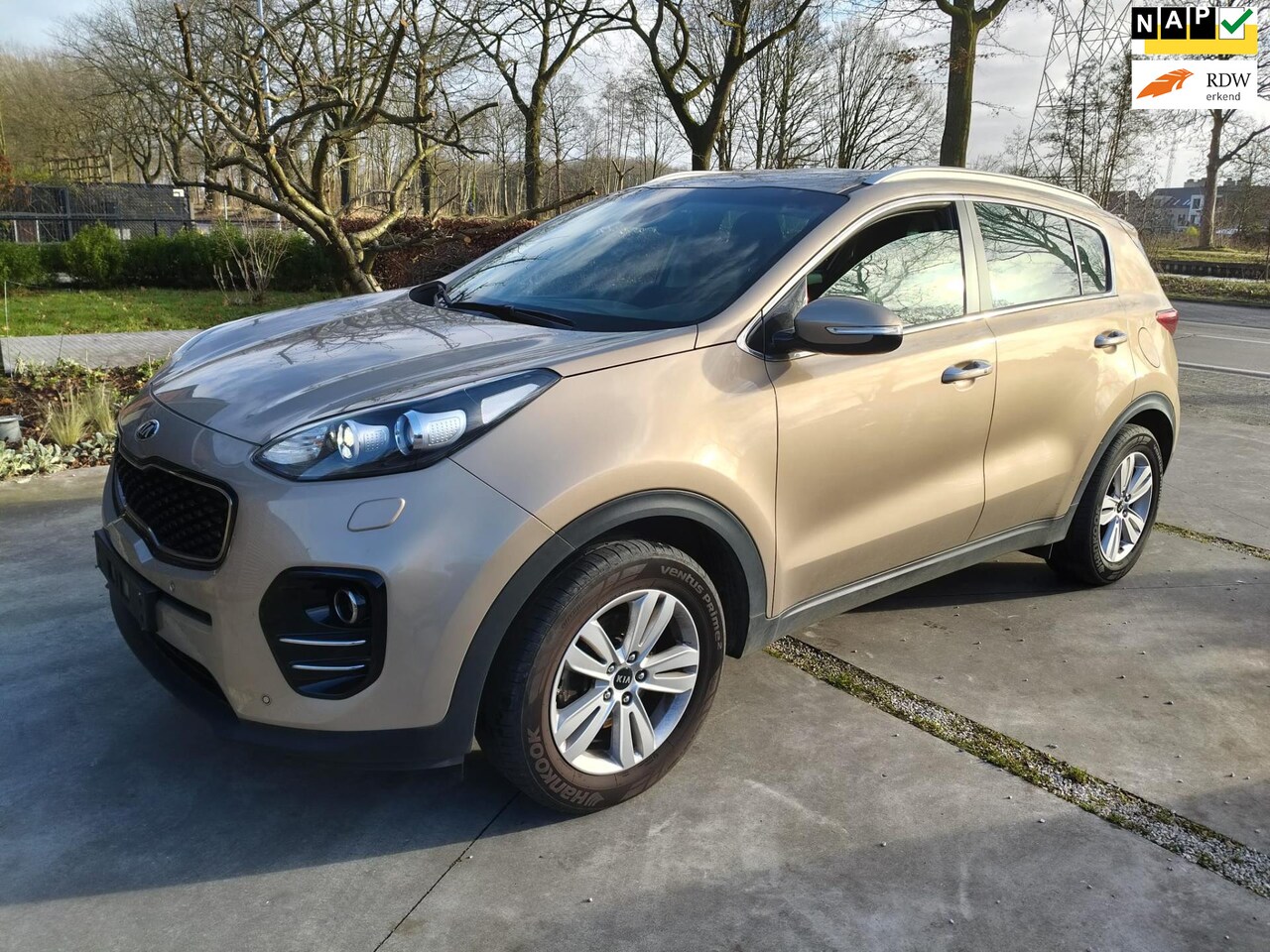 Kia Sportage - 1.6 T-GDI DynamicPlusLine leder clima navi stuur verw en stoel - AutoWereld.nl