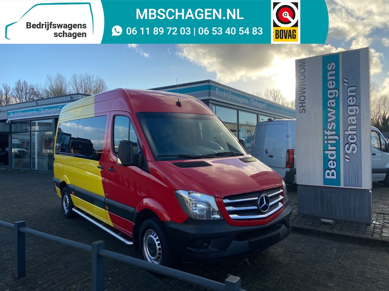 Mercedes-Benz Sprinter - 313 CDI L2H2 9 Personenbus | Rolstoel lift | Automaat | Airco | NAP - AutoWereld.nl