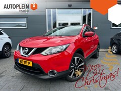 Nissan Qashqai - 1.2 Tekna *Clima*|Leder|Cruise|360°camera|Trekhaak|NAP|Stoelverwarming