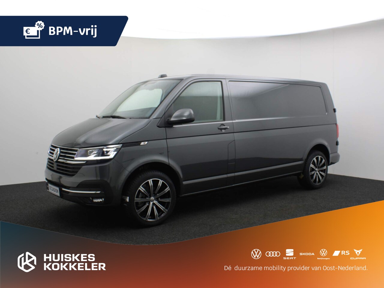 Volkswagen Transporter - Bestelwagen 2.0 TDI 150pk DSG L2H1 | 19" wielen | LED Koplampen | Camera | Navigatie | Dig - AutoWereld.nl