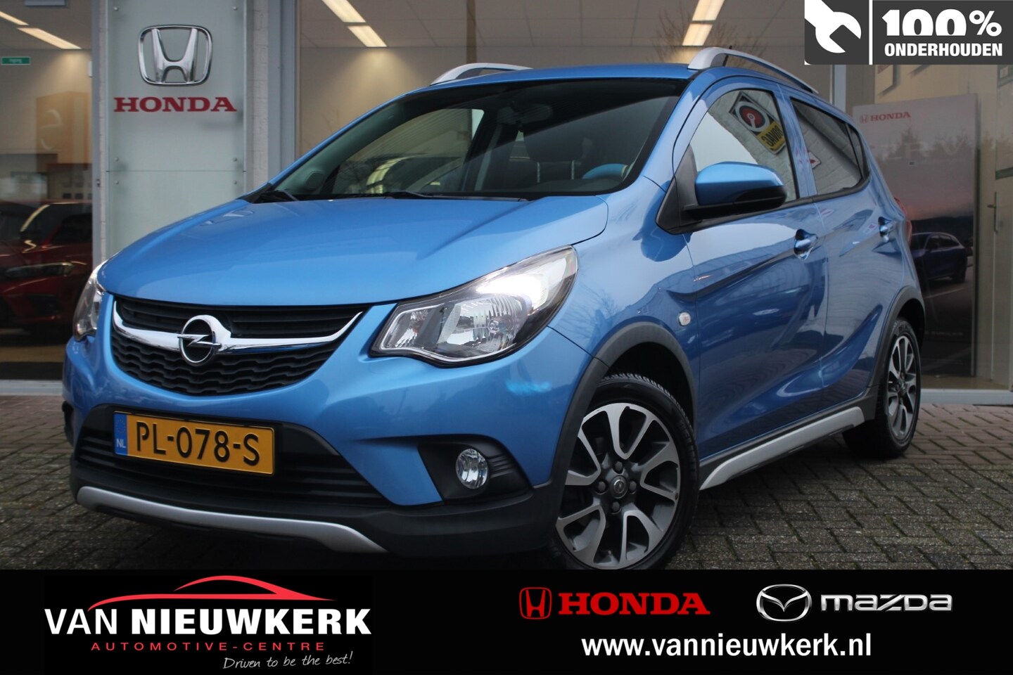 Opel Karl - Rocks Edition AUT /APP CONNECT /ALL SEASON /CRUISE /PDC /AIRCO - AutoWereld.nl