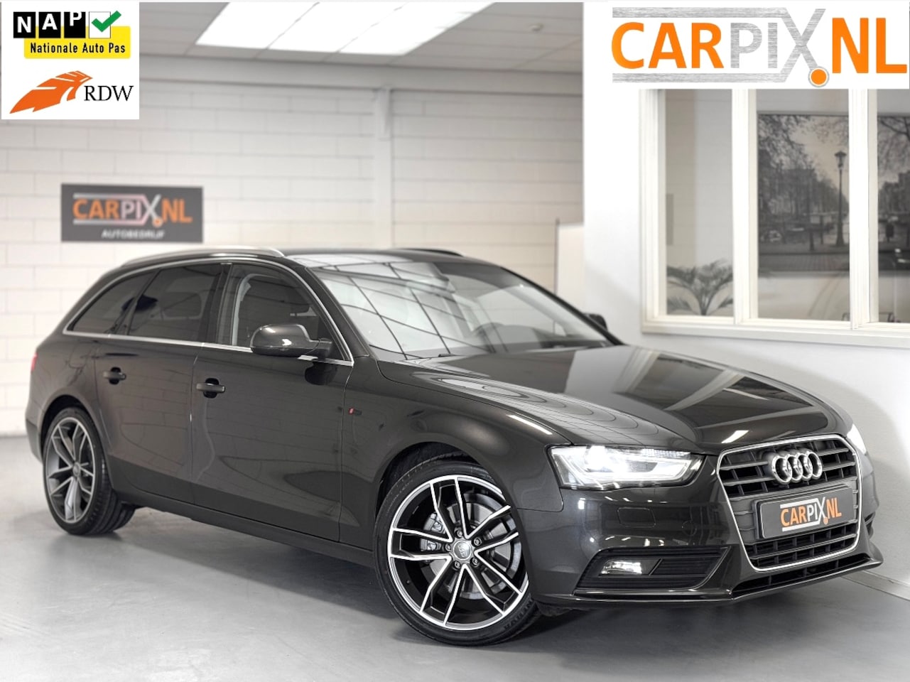 Audi A4 Avant - 1.8 TFSI S-line styling, NL-auto, 19", Xenon, 2013 - AutoWereld.nl