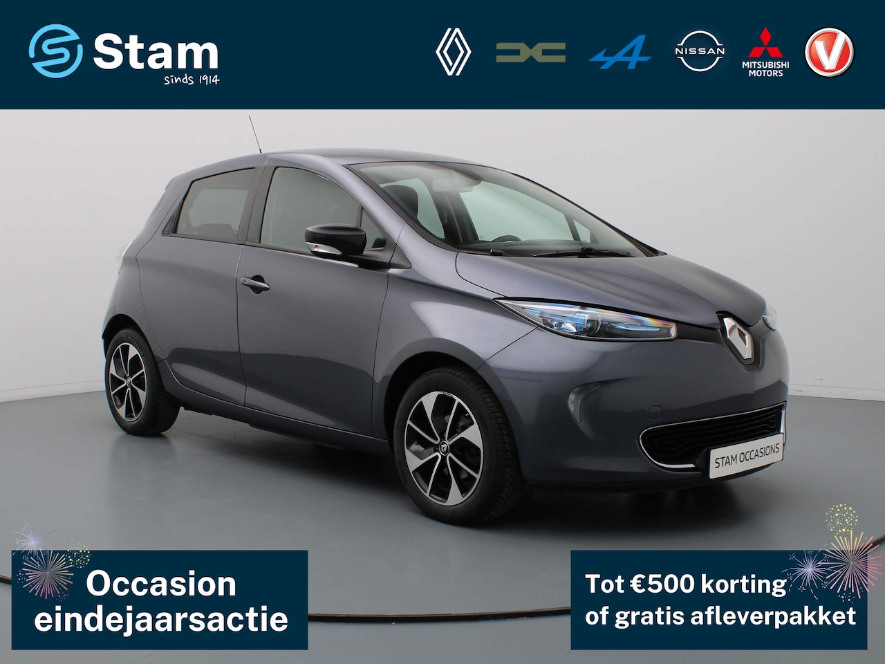 Renault Zoe - R90 Intens 41 kWh HUURBATTERIJ Achteruitrij camera | Climate Control | Navig - AutoWereld.nl