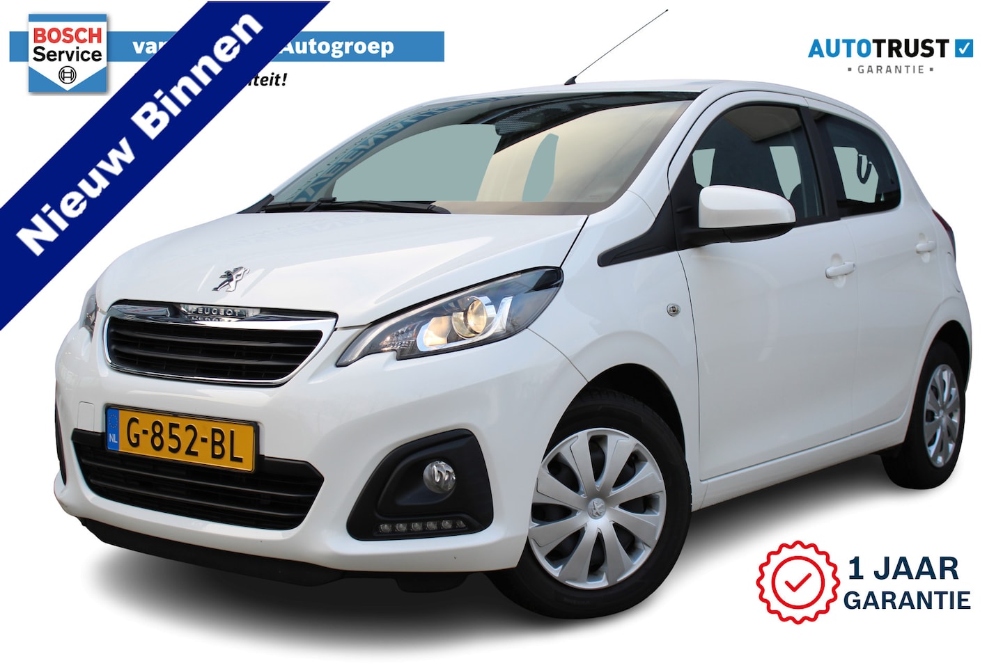 Peugeot 108 - 1.0 e-VTi Active | Incl. 12 maanden Garantie | Airco | Bluetooth | Start/Stop systeem | El - AutoWereld.nl