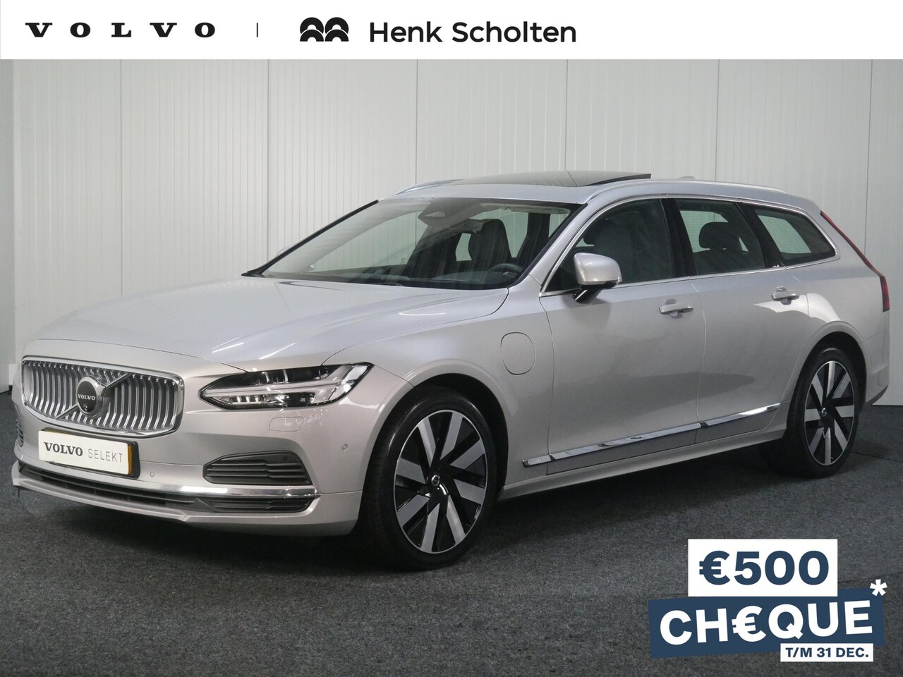 Volvo V90 - T6 AUT8 350PK Ultimate Bright, 360 Graden Camera, Massagefunctie In Voorstoelen, Bowers & - AutoWereld.nl