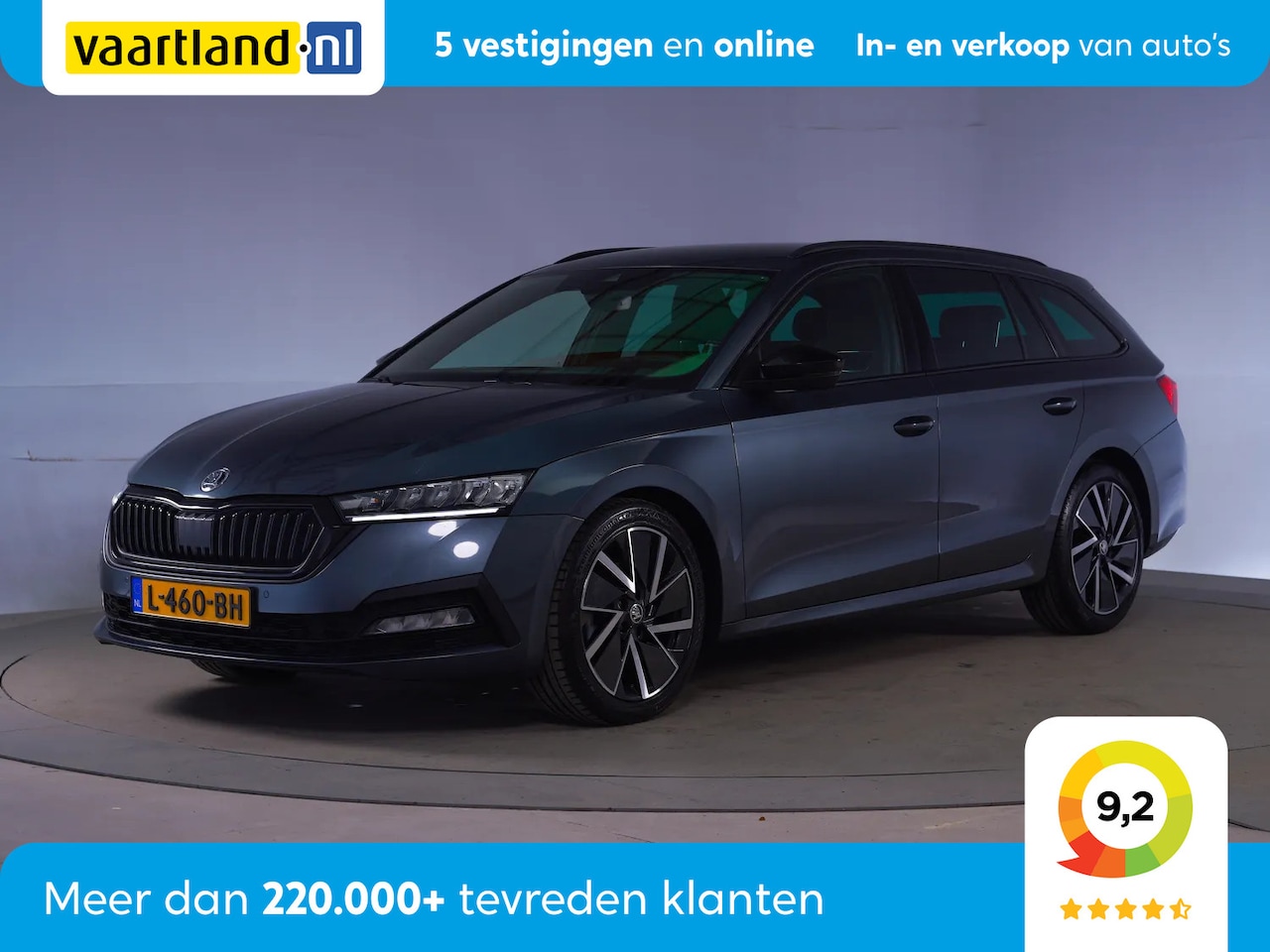 Skoda Octavia Combi - 1.5 TSI Sport Business Aut. [ LED Navi Clima PDC ] - AutoWereld.nl