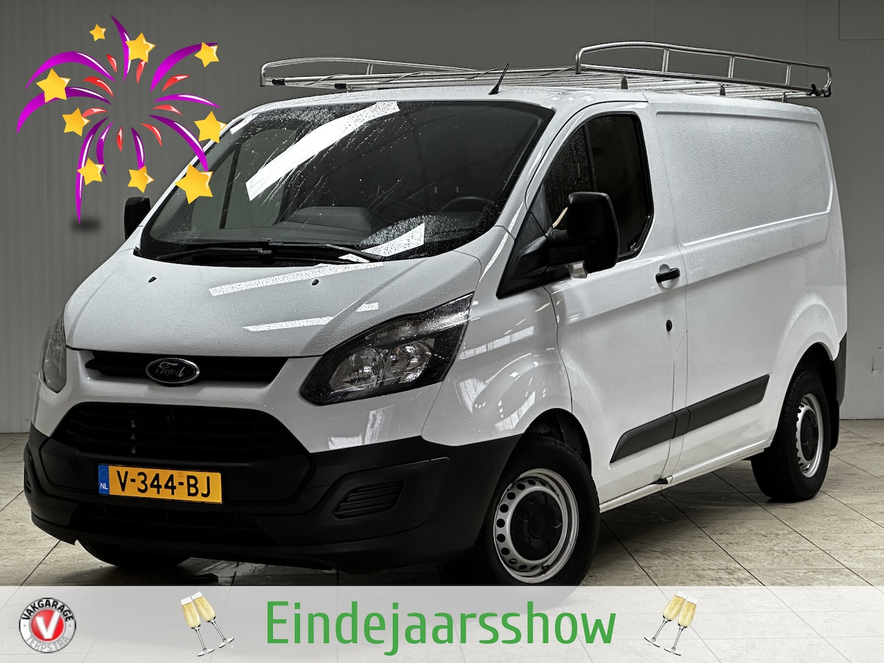 Ford Transit Custom - 270 2.2 TDCI L1H1 Economy Edition/ Zij-Schuifdeur Rechts/ Trekhaak!/ Imperiaal/ 3-Pers/ Ai - AutoWereld.nl