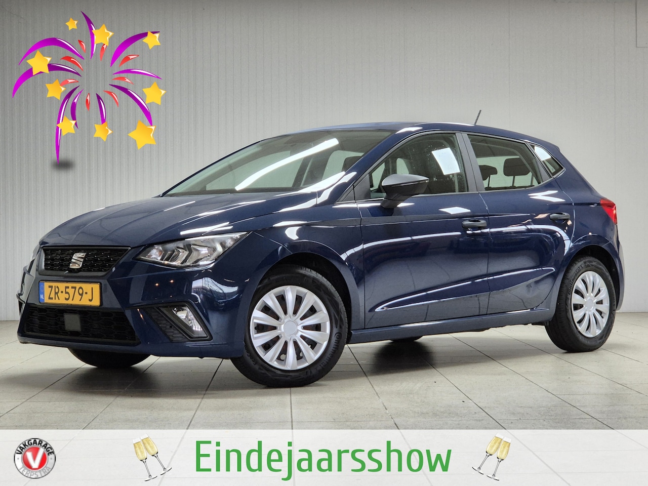 Seat Ibiza - 1.0 Reference/ Airco/ Bluetooth/ Multi.Stuur/ Elek.Pakket/ Isofix/ C.V.Afstand/ Metallic L - AutoWereld.nl