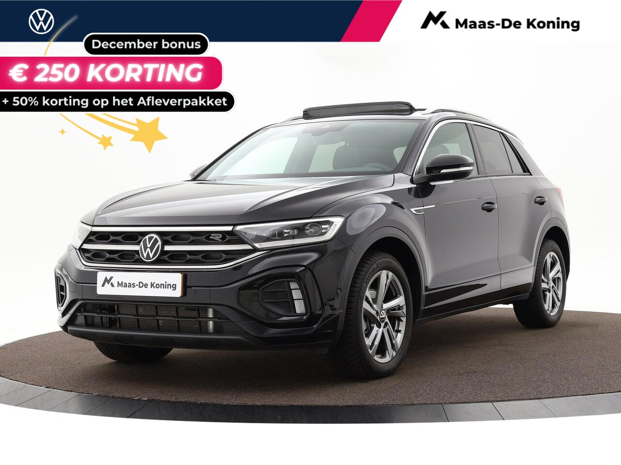 Volkswagen T-Roc - 1.5 TSI 150pk R-Line DSG · Panoramadak · Camera · IQ Light · Stoelverwarming · Parkeerassi - AutoWereld.nl