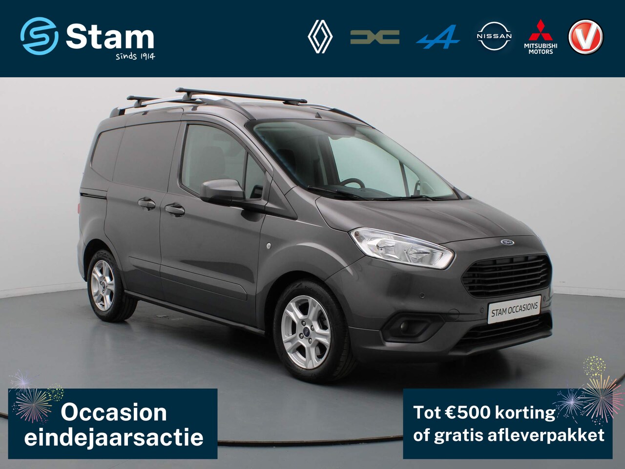 Ford Transit Courier - 100pk TDCI Limited Duratorq S&S Climate control | Trekhaak | Verwarmbare voorruit - AutoWereld.nl