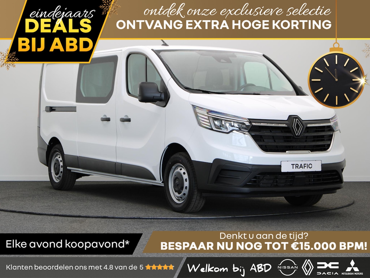 Renault Trafic - 2.0 Blue dCi 130pk T29 L2H1 Start DC | 6 persoons | - AutoWereld.nl