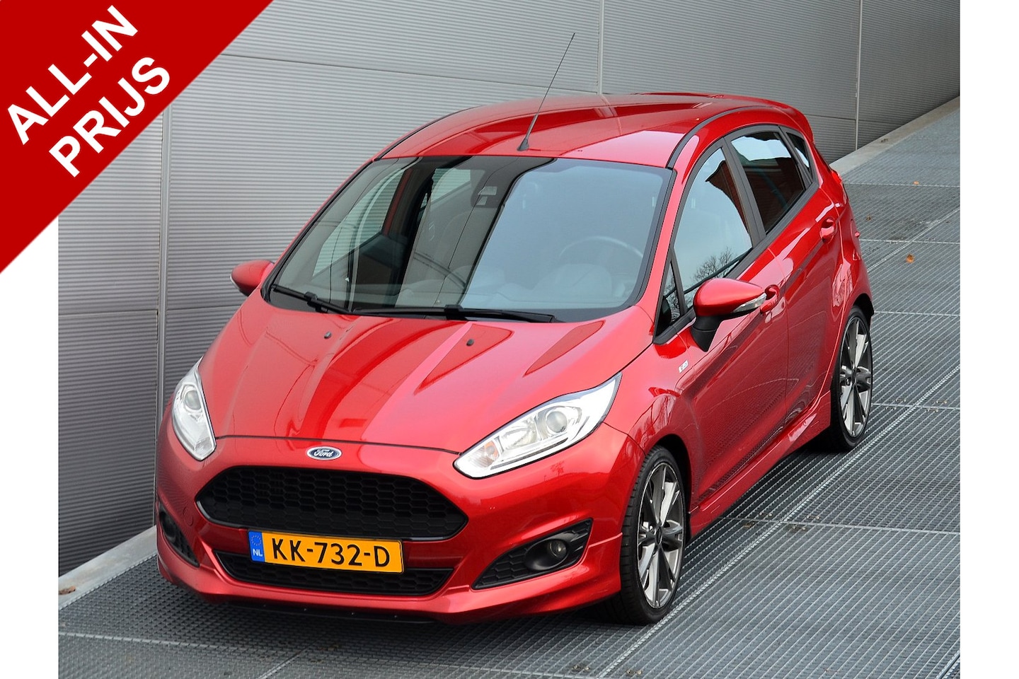 Ford Fiesta - 1.0 ECOBOOST ST-LINE 101 PK | 5-DEURS | NAVIGATIE | CLIMATE CONTROL | LICHTMETAAL | ALL IN - AutoWereld.nl