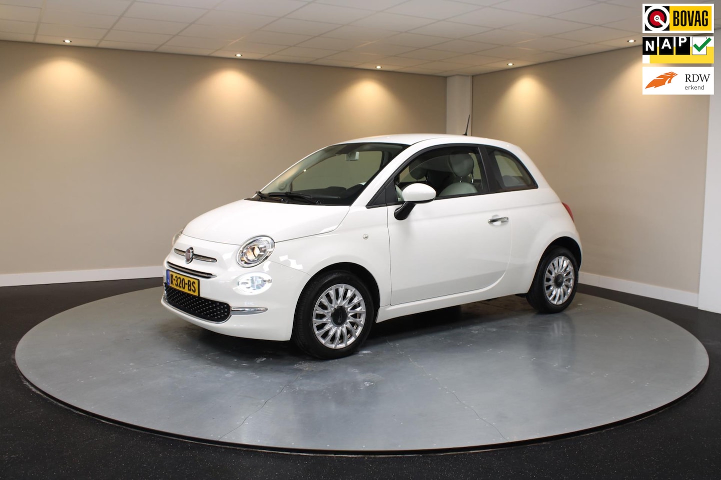 Fiat 500 - 1.0 Hybrid Lounge *Carplay* Top onderhouden! APK 11-2026 - AutoWereld.nl