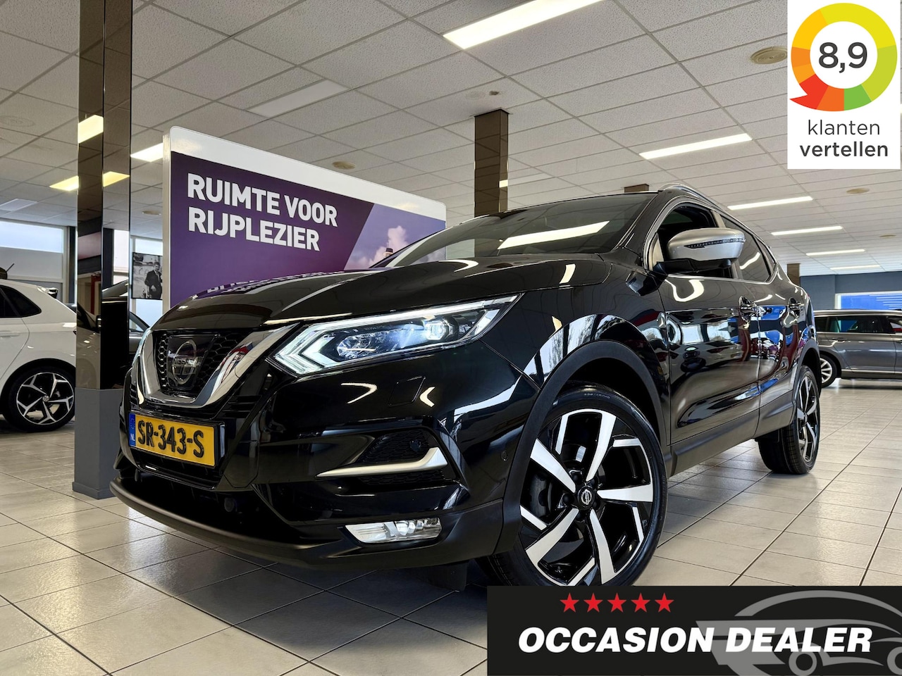 Nissan Qashqai - 1.2 Tekna +*LEER*19LM*PANO*360CAM*BOSE*NAVI* - AutoWereld.nl