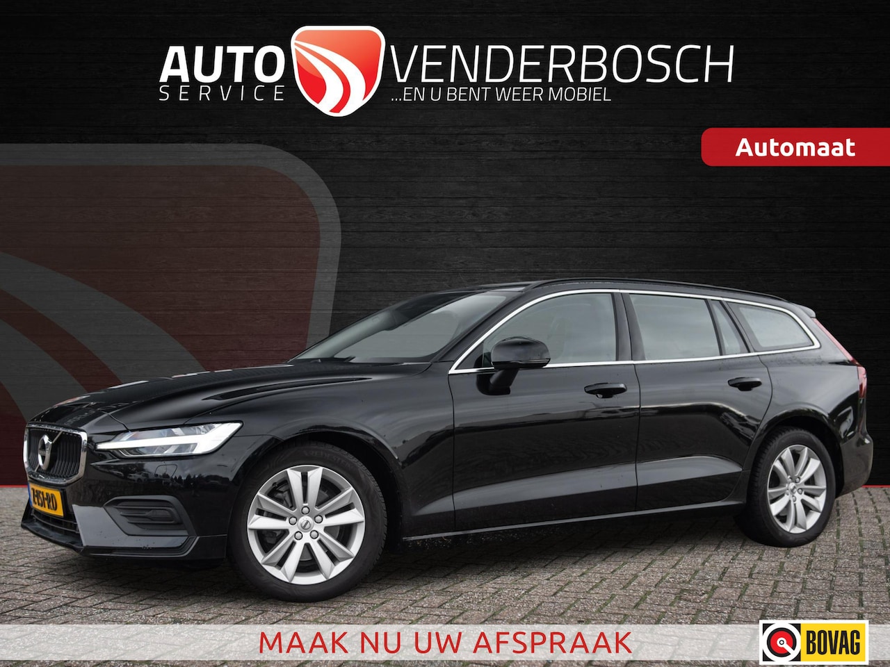 Volvo V60 - 2.0 B4 Momentum Business 197pk | Stoelverwarming | Elektrische klep - AutoWereld.nl